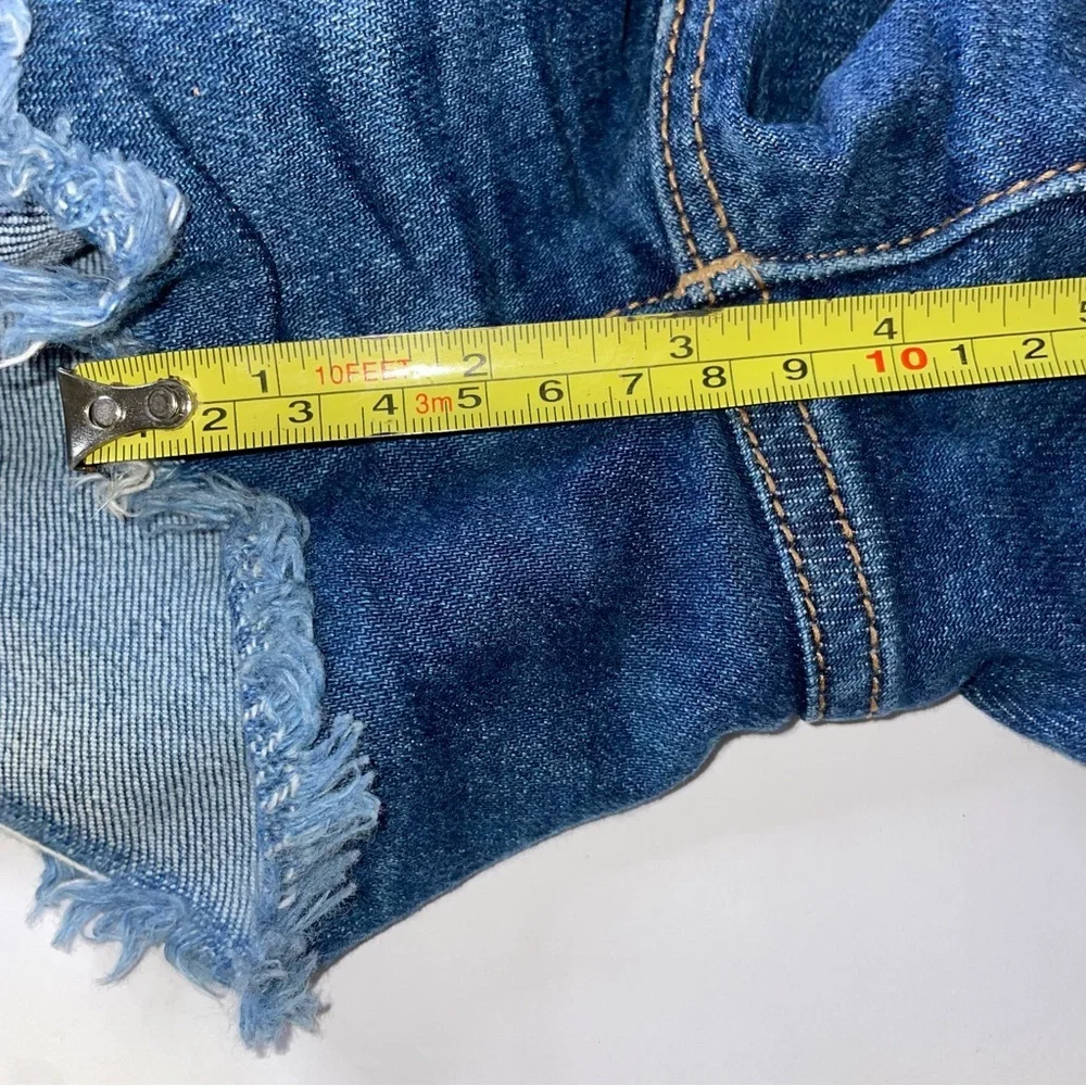 Dear John‎ Gigi Denim Cutoff Shorts Medium Wash Minimalist Festival Summer Sz 25